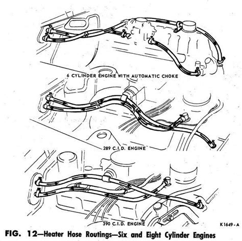 65 Heater Hose Routing Ford Mustang Forum