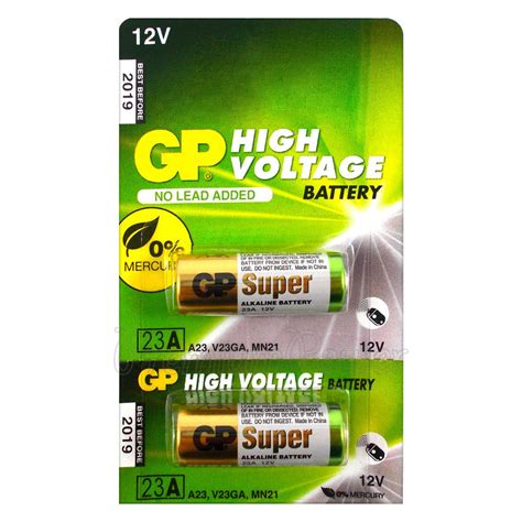 GP 23A 12V Alkaline Battery Remote Control Batteries [1pc] | Shopee ...