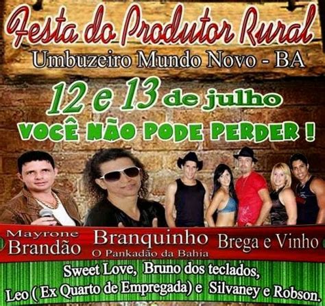 Foguinho Eventos Festa Do Produtor Rural Do Povoado De Umbuzeiro