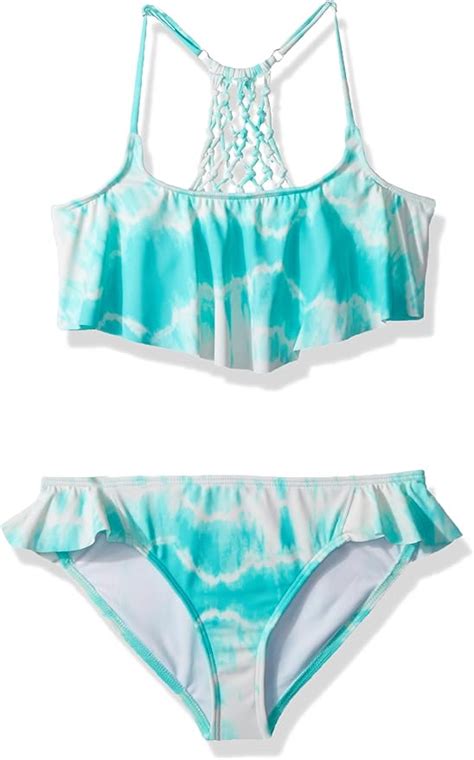 BILLABONG Girls Peace U Flutter Bikini Swim Set Beach Glass Amazon Co Uk Fashion