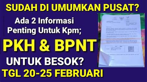 Informasi Penting Besok Khusus Bagi Kpm Pkh Yg Masih Menanti Pencairan