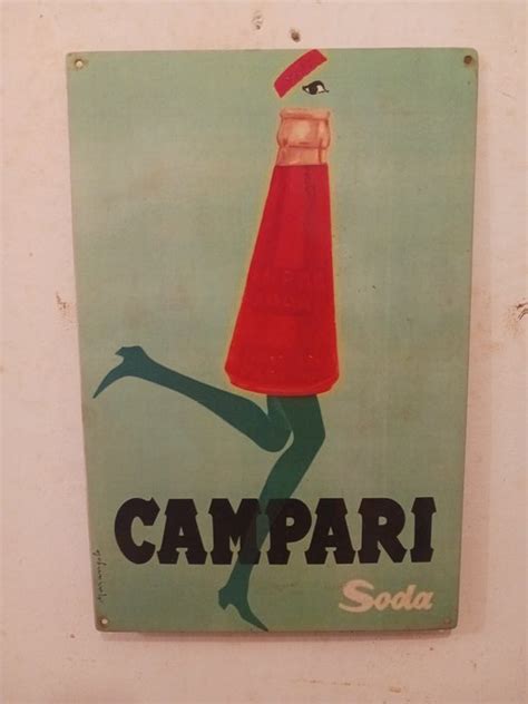 Campari Enseigne Publicitaire Campari Fer Fonte Fer Forg