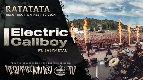 ELECTRIC CALLBOY Ft BABYMETAL RATATATA Live At Resurrection Fest EG