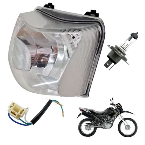 Bloco Optico Bros 150 - Bloco Optico Do Farol Modelo Moto Nxr Bros 150 Ks Es Esd 2011 Com ...