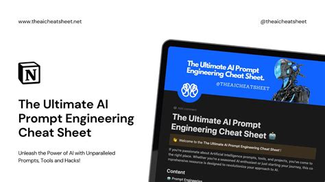 This AI Prompt Engineering Cheat Sheet Will Blow Your Mind YouTube