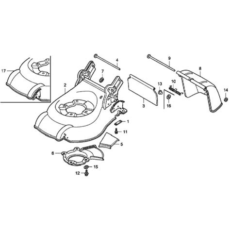 Cutter Housing For Honda HRG465C3 PDEE Lawn Mower L S Engineers