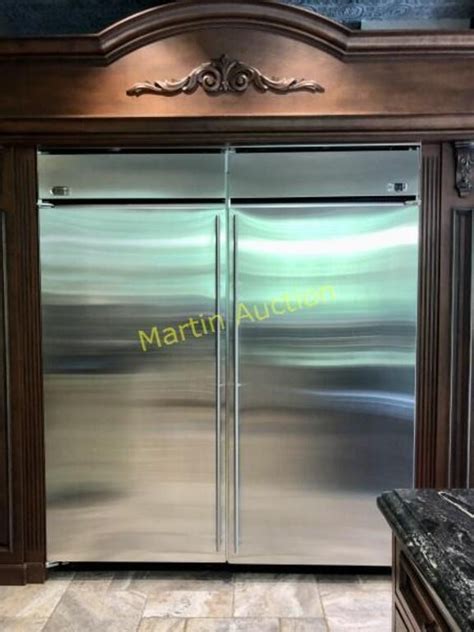 GE Monogram Stainless Steel Refrigerator | Live and Online Auctions on ...