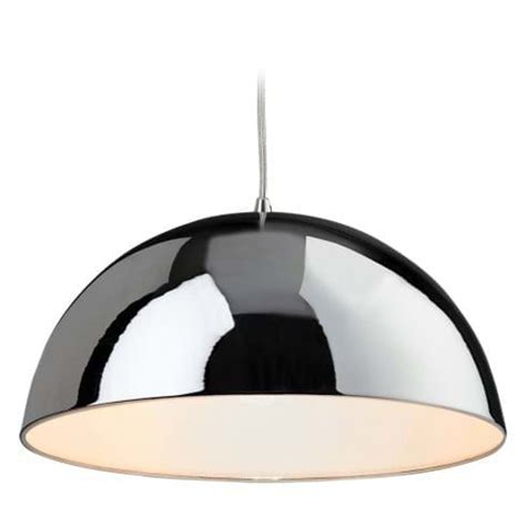 Firstlight 8622chwh Bistro Ceiling Pendant In Chrome And White K Lighting Supplies