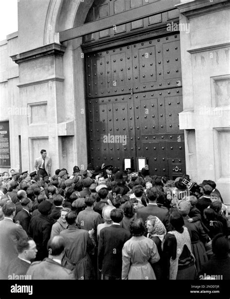 A Section Of The Crowd Which Gathered Outside The Gates Of Pentonville