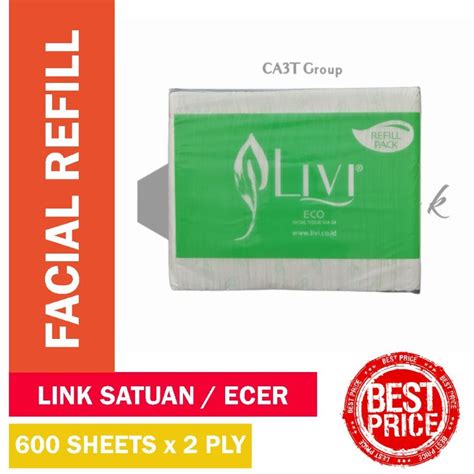 Jual Tissue Livi Facial Livi Eco Facial Refill Tissue Murah