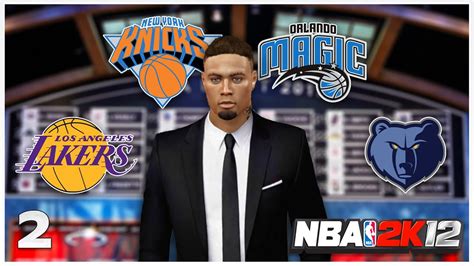 Time For The Nba Draft L Nba 2k12 My Player Part 2 Youtube