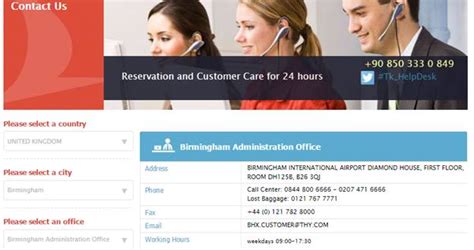 Turkish Airlines Customer Service Contact Number Help 0207 471 6666