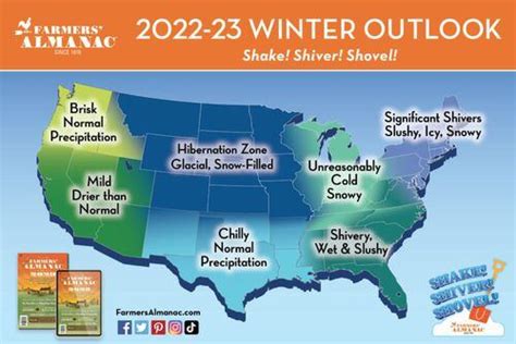 Winter forecast for 2022-23: What the Farmers’ Almanac says for ...