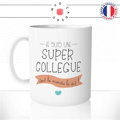 Mug Pour Un e Collègue de Travail Idée Cadeau Original