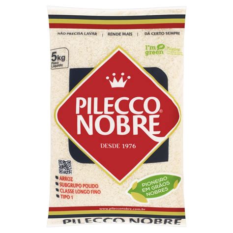 Arroz Pilecco Nobre 5kg Tipo 1 Shimodinha Supermercado