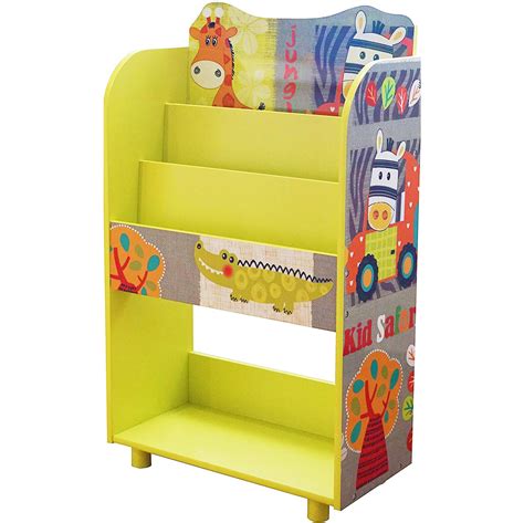 Childrens Kids Safari Bookshelf Bookcase Toy Storage Pre Order