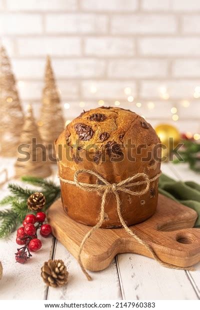 Chocolate Chip Panettone Photography Christmas Stock Photo 2147960383 ...