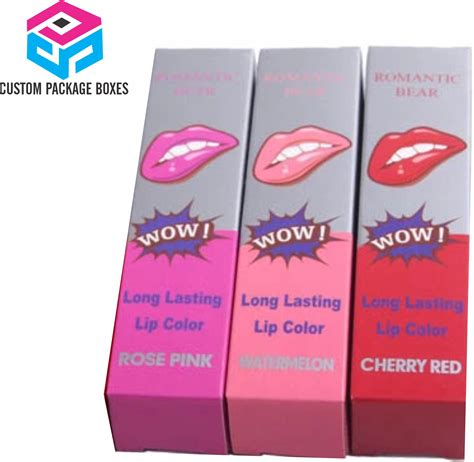 Custom Lip Gloss Boxes Custom Package Boxes Printed Custom Lip Gloss Boxes