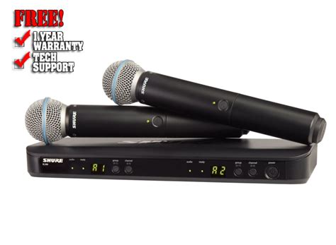 Shure BLX288 B58 Wireless Dual Vocal System With Two Beta 58A