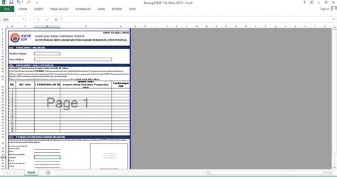 Cara Isi Borang 17a Khas 2021 Kekalkan Caruman Kwsp 11 Dari 9