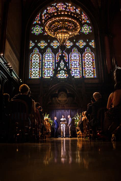 Harvard University Memorial Hall Wedding Photos Same Sex Wedding