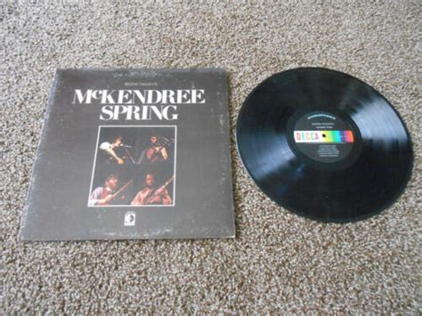 Vintage Vinyl LP Record Albums MCKENDREE SPRING SECOND THOUGHTS