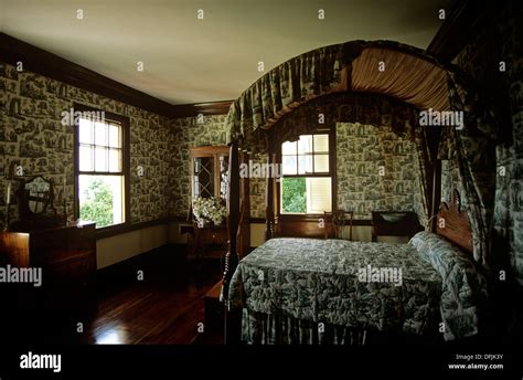 Bedroom, Great House, Rose Hall Plantation, Jamaica Stock Photo - Alamy