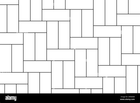 Basketweave tile mosaic layout. Sidewalk texture. Stone or ceramic