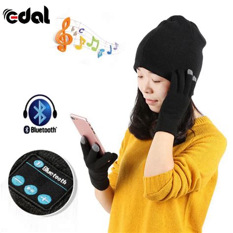 EDAL Bluetooth Warm Winter Beanie Hat Wireless Bluetooth Smart Cap ...