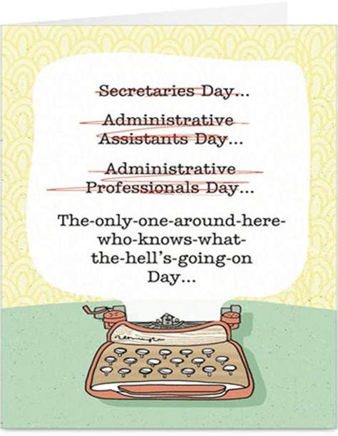 Cardstore Closing Administrative Professional Day Secretarys Day