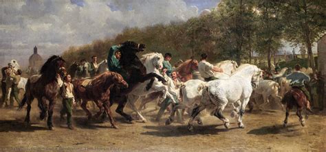 Oil Painting Replica The Horse Fair, 1853 by Rosa Bonheur (1822-1899 ...