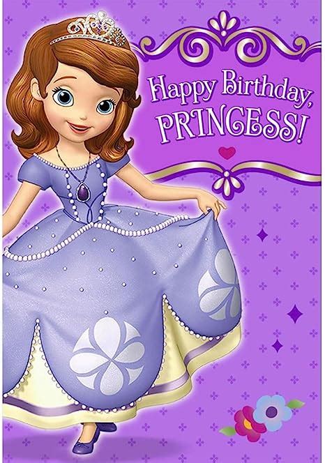 Disney Princess Sofia Birthday Card Amazon Co Uk Stationery Office