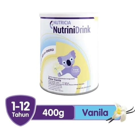 Jual NUTRICIA NUTRINIDRINK POWDER VANILLA 400GR USIA 1 12 TAHUN Kab