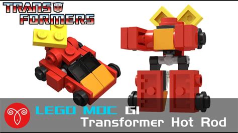 Lego Moc Transformers Mini G Hot Rod Instruction Youtube