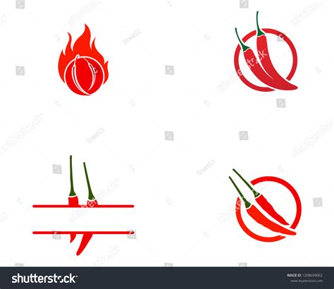 Chilli Vector Template Logo Stock Vector (Royalty Free) 1208699062 | Shutterstock