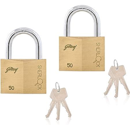 Godrej Locking Solutions And Systems Sherlock Mm Solid Brass Padlock