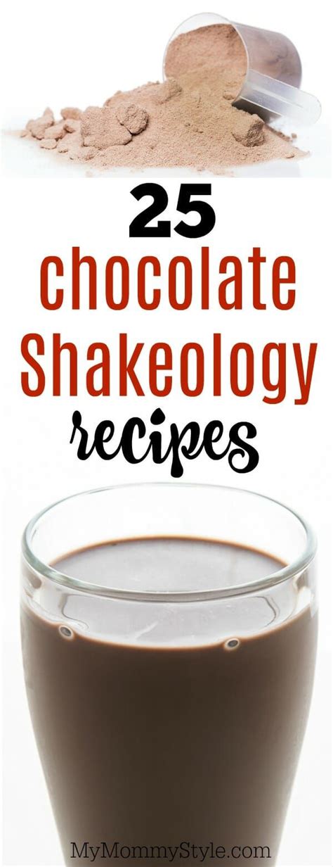 Delicious And Healthy Chocolate Shakeology Recipes