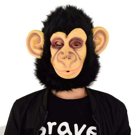 Halloween Chimpanzee Latex Mask Novelty Costume Party Fancy Dress