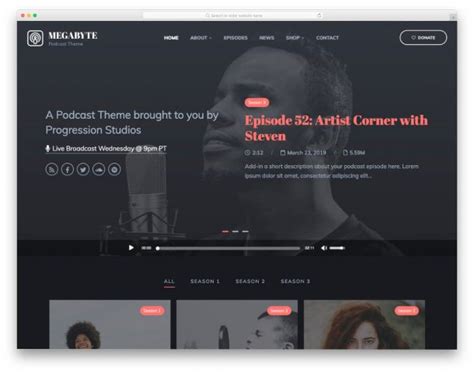 Best Podcast Website Templates Uicookies