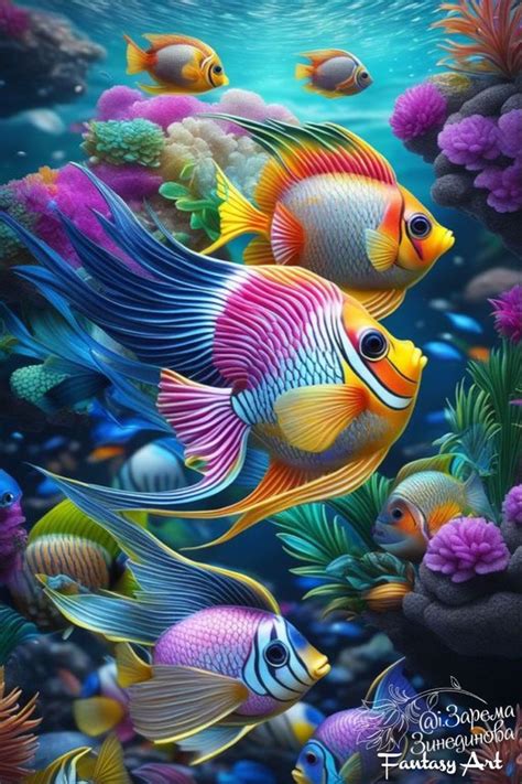 Pin By Ancuta Serban On Fish In 2024 Sea Creatures Art Colorful