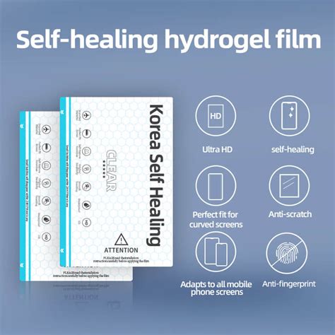 Korea Epu Materials Hd Self Healing Hydrogel Screen Protector Film