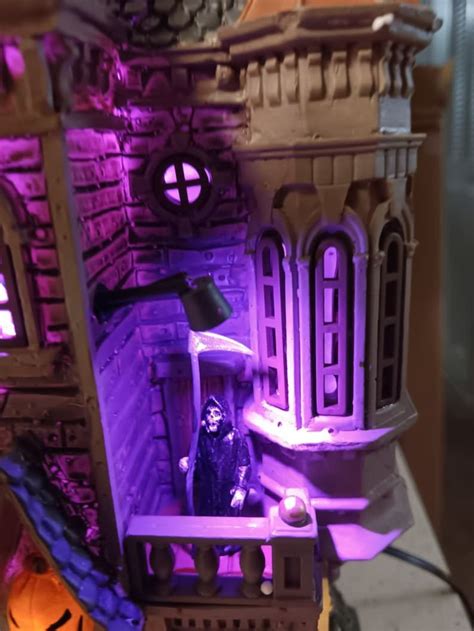 Lemax Spooky Town Lighted Building Haunted Estates Retired Halloween