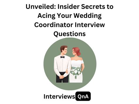 Top Wedding Coordinator Interview Questions And Answers