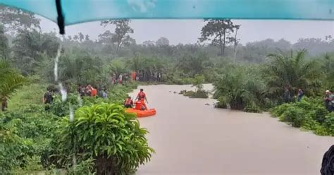 Dua Anak Hilang Terbawa Arus Sungai Di Pirak Timu