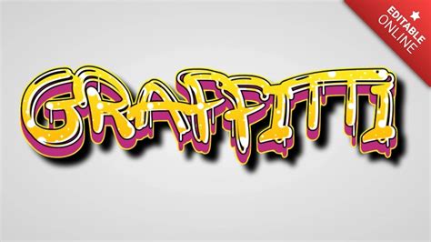 Graffitti Graffiti Tag Text Effect Generator