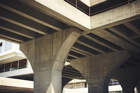 Premium Photo | Brutalist Architecture Concrete Structures