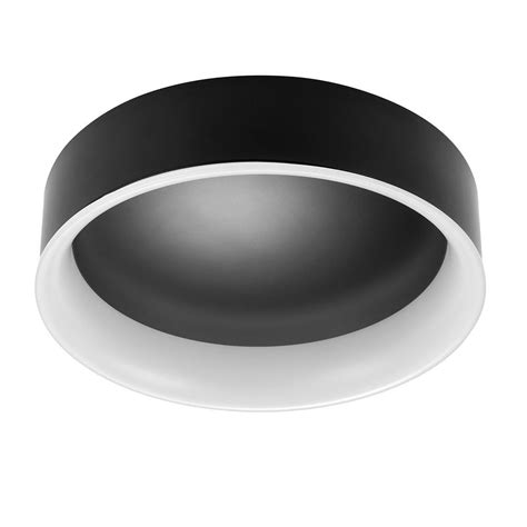 Commercial Electric Flexinstall Cove 10 In Black Integrated Led Recessed Ceiling Light With