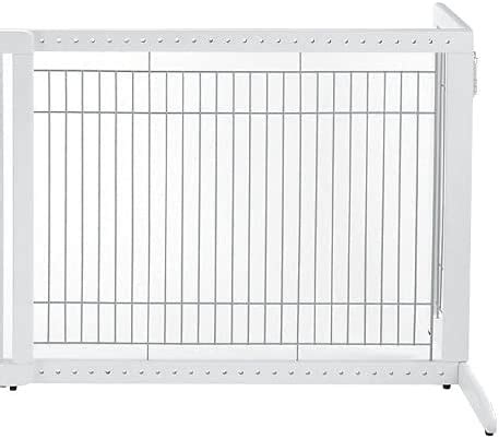 Richell Freestanding Pet Gate, High-Large, Origami White