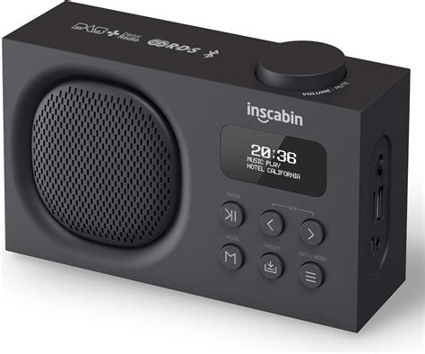 Inscabin P Radio Num Rique Portable Dab Dab Fm Haut Parleur Sans Fil