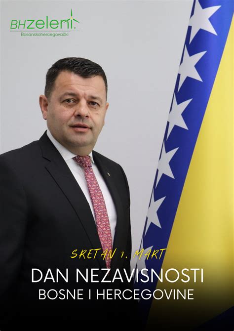 Čestitka povodom 1 marta Dana nezavisnosti Bosne i Hercegovine BH